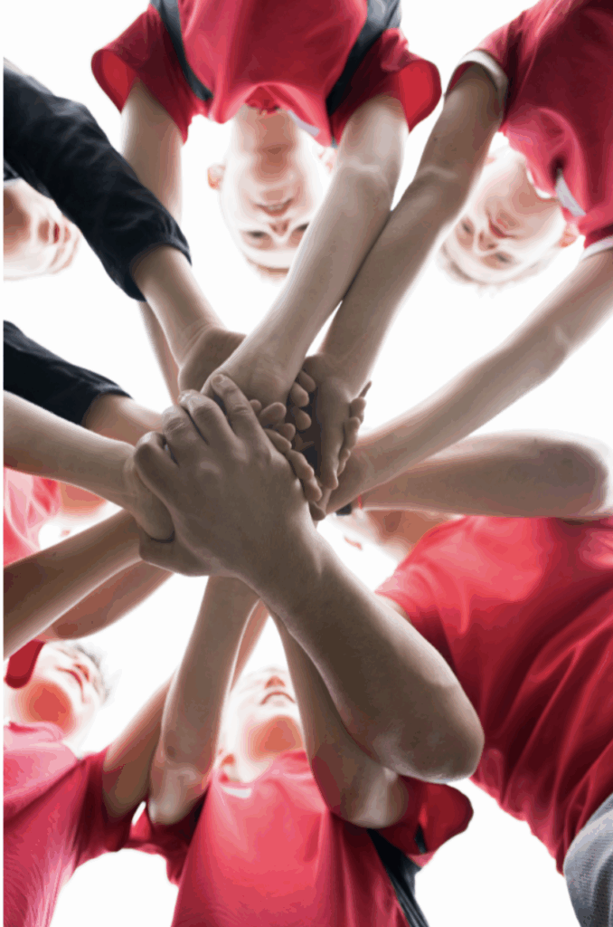 Hydration for Athlete Recovery - Team huddle